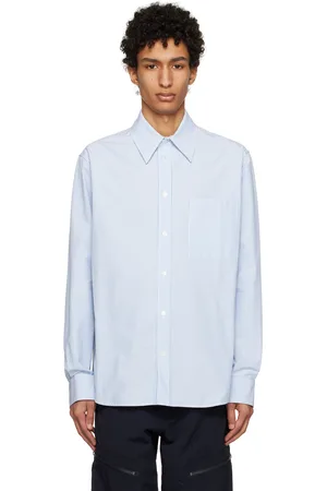 Bottega Veneta Chemise bleu et blanc à rayures