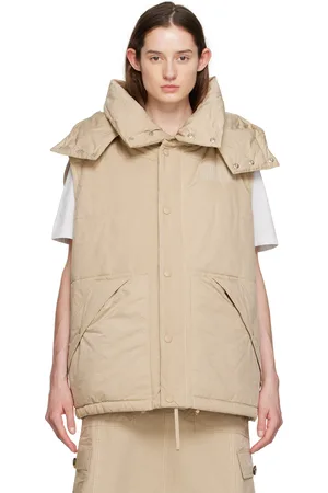 Marc Jacobs Veste matelassée surdimensionnée beige