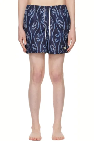 Bather Maillot de bain bleu marine à cordon coulissant