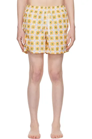 Bather Maillot de bain blanc cassé à motif fleuri