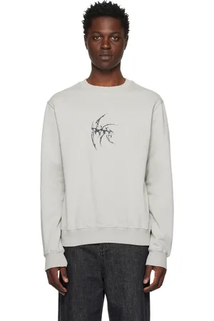 HAN Kjøbenhavn Pull molletonné gris à image