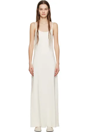 The Row Robe longue Bantelle blanc cassé