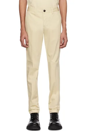 Ami Pantalon droit blanc cassé
