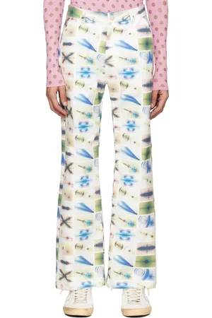 Maisie Wilen Pantalon blanc exclusif à SSENSE