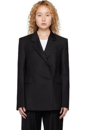 Alaïa Veston noir à double boutonnage