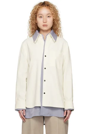 Bottega Veneta Chemise étagée blanc cassé