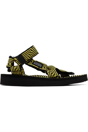 SUICOKE Sandales DEPA-JC01 noir et jaune