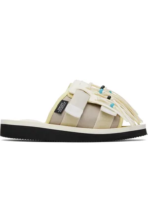 SUICOKE Sandales HOTO-Cab blanc cassé