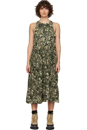YMC Robe midi Haven verte