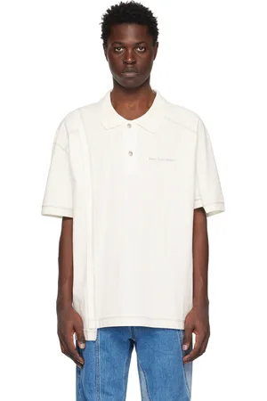 Feng Chen Wang Polo blanc à logo brodé