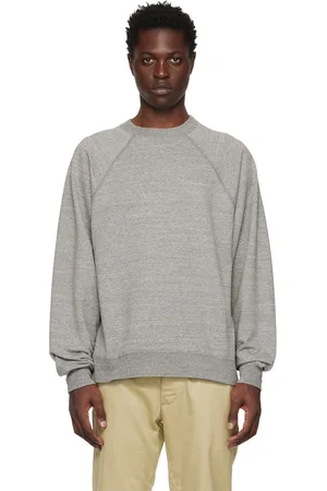 NANAMÍCA Pull molletonné gris à manches raglan