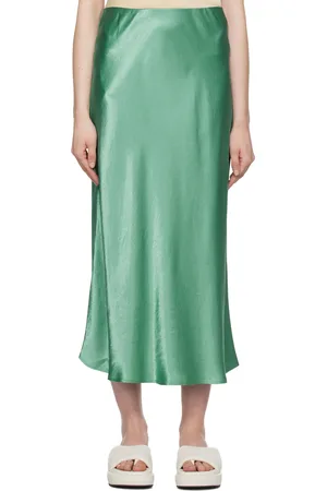 Max Mara Jupe midi Blando verte