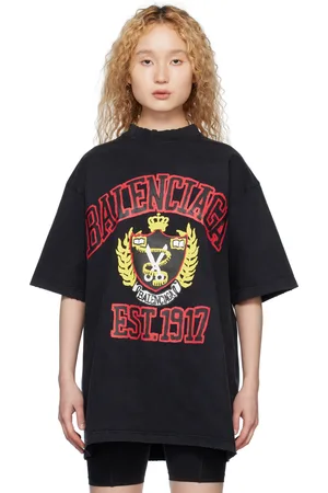 Tee shirt balenciaga online femme noir