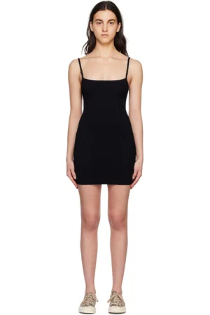 MISBHV Robe courte sans coutures noire