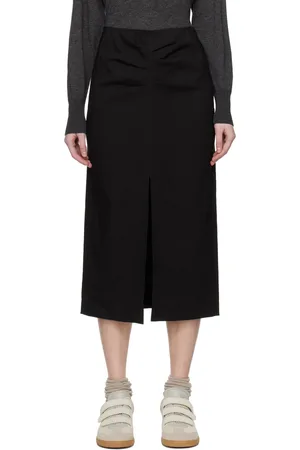 Isabel Marant Jupe midi Feciae noire