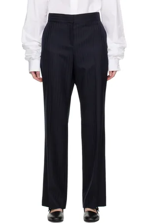 The Row Pantalon Baer bleu marine