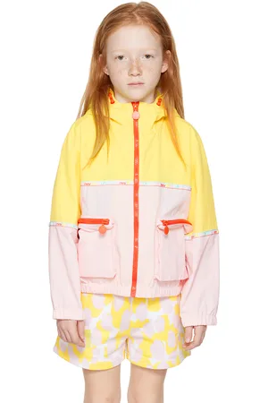 Stella McCartney Enfant | Blouson rose et jaune à glissière