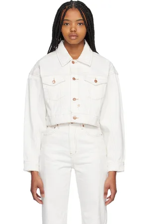 KSUBI Blouson Billie blanc en denim