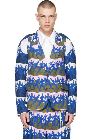 Charles Jeffrey Loverboy Veston multicolore à ornements torsadés