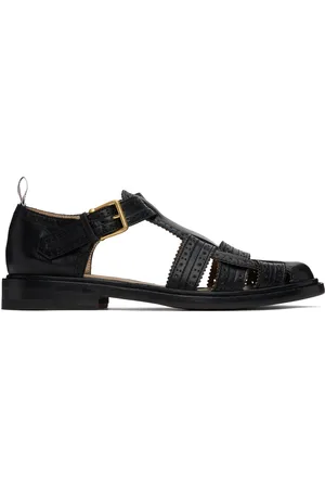 Thom Browne Sandales style pêcheur noires