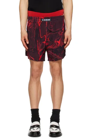 LGN LOUIS GABRIEL NOUCHI Short de pyjama rouge à motif graphique