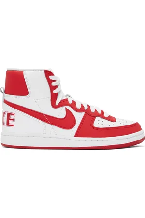 Comme des Garçons Baskets montantes Terminator rouge et blanc édition Nike