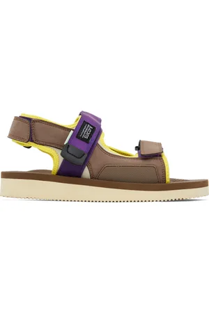SUICOKE Sandales WAS-Cab brun et mauve
