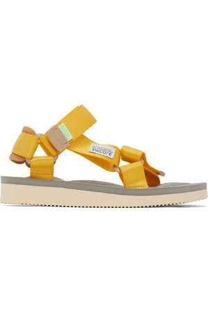 SUICOKE Sandales DEPA-Cab jaune et beige