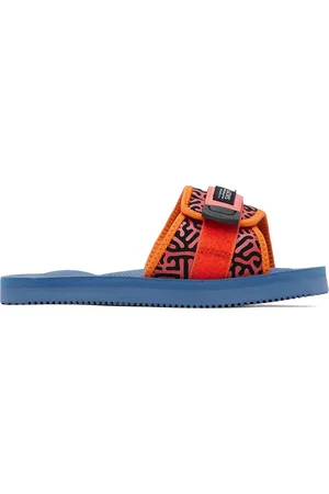 SUICOKE Sandales PADRI-PT06 orange et bleu