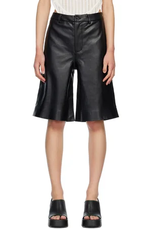 Holzweiler Short Celest noir en cuir synthétique