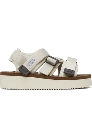 SUICOKE Sandales KISEE-PO blanc cassé