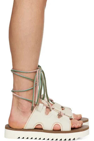 SUICOKE Sandales RAY-ab blanc cassé