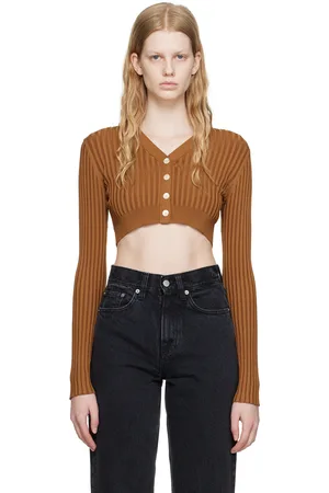 Hope Cardigan écourté brun