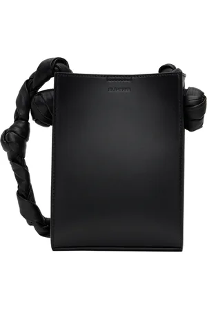 Jil Sander Petit sac à bandoulière noir à nœuds