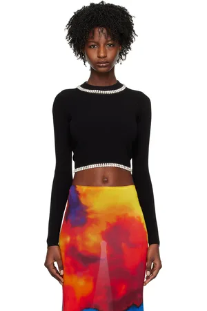 Paco rabanne Pull écourté noir