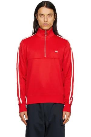 Ami Pull rouge à demi-glissière
