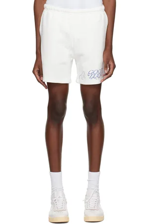Mr. Saturday Short blanc cassé à image