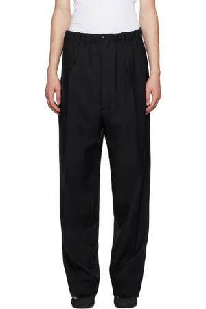 Random Identities Pantalon noir à plis