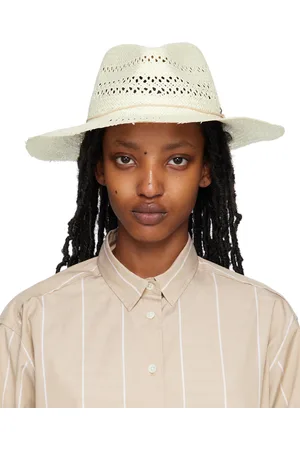 RAG&BONE Chapeau mou Elle Perf blanc cassé