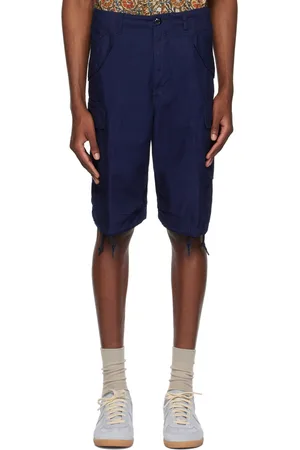 Beams Short cargo bleu marine