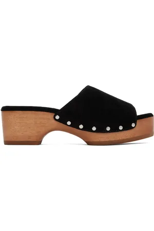 RAG&BONE Sandales à enfiler de style sabot Mara noires