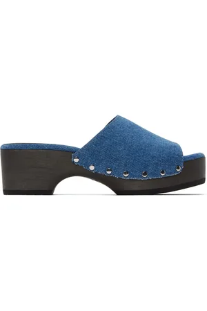 RAG&BONE Sabots Mara bleu marine