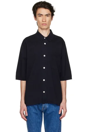 Norse projects Chemise Rollo bleu marine