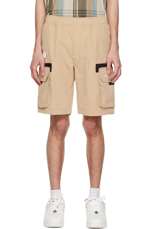 A Bathing Ape Short beige à poches cargo