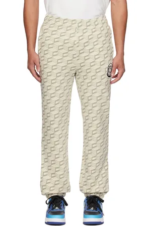 Billionaire Boys Club Pantalon de survêtement gris à motif imprimé
