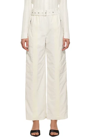 3.1 Phillip Lim Pantalon blanc à ceinture