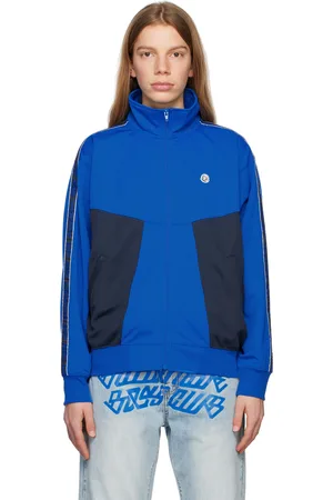 Billionaire Boys Club Blouson de survêtement bleu et noir à panneaux