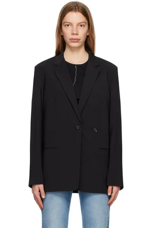 Helmut Lang Veston asymétrique noir