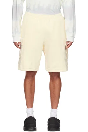 DIME Short cargo épais blanc cassé