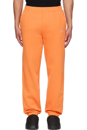 DIME Pantalon de survêtement orange à logo brodé